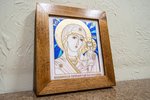Икона Казанской Божией Матери № 3 из мрамора от Гливи, фото 3