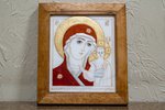 Икона Казанской Божией Матери № 4 из мрамора от Гливи, фото 1
