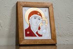 Икона Казанской Божией Матери № 4 из мрамора от Гливи, фото 3