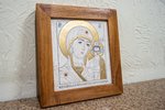 Икона Казанской Божией Матери № 8 из мрамора от Гливи, фото 3