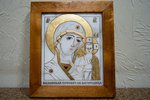 Икона Казанской Божией Матери № 11 из мрамора от Гливи, фото 1