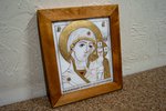 Икона Казанской Божией Матери № 11 из мрамора от Гливи, фото 3