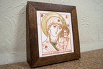 Икона Казанской Божией Матери № 12 из мрамора от Гливи, фото 3