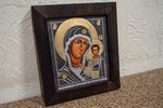 Икона Казанской Божией Матери № 13 из мрамора от Гливи, фото 3