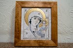 Икона Казанской Божией Матери № 14 из мрамора от Гливи, фото 1