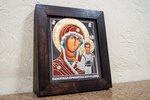 Икона Казанской Божией Матери № 15  в технике под старину из мрамора от Гливи, фото 2