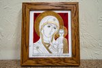Икона Казанской Божией Матери № 22 из мрамора от Гливи, фото 1