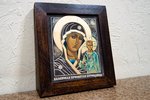 Икона Казанской Божией Матери № 4-16 из мрамора от Гливи, фото 3