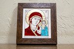 Икона Казанской Божией Матери № 30 из мрамора от Гливи, фото 1