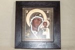 Икона Казанской Божией Матери № 3-17 из мрамора от Гливи, подарок для мамы на 8 марта, фото 1