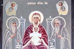 Икона Свенской (Печерской) Божией Матери № 03 из камня, каталог икон, изображение, фото 2