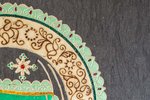 Икона Смоленская Богородица 03 расписная на мраморе от Гливи, интернет-магазин икон, фото 3