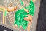 Икона Смоленской Божьей Матери 04, расписная на мрамора от Гливи, интернет-магазин икон, фото 3