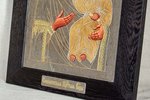 Икона Смоленской Божьей Матери 06, расписная на мрамора от Гливи, интернет-магазин икон, фото 3