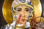 Икона под № 1.12-8 из камня - Ченстоховская икона, икона католическая  от Гливи, фото 5