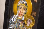 Икона под № 1.12-8 из камня - Ченстоховская икона, икона католическая от Гливи, фото 9