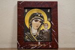 Икона Икона Казанской Божией Матери для свадьбы № 3_12-3 из мрамора, изображение, фото 1