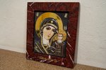 Икона Икона Казанской Божией Матери для свадьбы № 3_12-3 из мрамора, изображение, фото 3