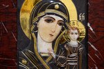 Икона Икона Казанской Божией Матери для свадьбы № 3_12-3 из мрамора, изображение, фото 4
