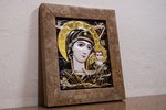 Икона Икона Казанской Божией Матери для венчания № 3-12-6 из мрамора, изображение, фото 2