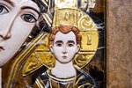 Икона Икона Казанской Божией Матери для венчания № 3-12-6 из мрамора, изображение, фото 4