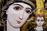 Икона Икона Казанской Божией Матери для венчания № 3-12-6 из мрамора, изображение, фото 5