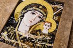 Икона Икона Казанской Божией Матери для венчания № 3-12-6 из мрамора, изображение, фото 7