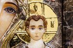 Икона Икона Казанской Божией Матери для венчания № 3-12-8 из мрамора, изображение, фото 8