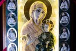  Большая Иверская икона Божьей Матери в храм, храмовая аналойная икона из камня от Гливи, изображение рельефной иконы для храма, фото 2