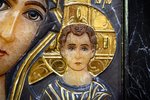 Икона Икона Казанской Божией Матери для защиты № 3-12-11 из мрамора, изображение, фото 7