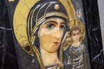 Икона Икона Казанской Божией Матери для защиты № 3-12-11 из мрамора, изображение, фото 10