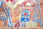 Икона Николая Угодника № 25 на мраморе, малая, подарочная, именная, изображение, фото 4