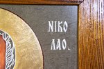 Икона Николая Угодника № 27 на мраморе, малая, подарочная, именная, изображение, фото 6