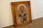 Икона Николая Угодника № 4-28 на мраморе, малая, подарочная, именная, изображение, фото 2