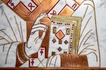 Икона Николая Угодника № 29 на мраморе, малая, подарочная, именная, изображение, фото 7