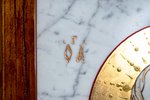 Икона Николая Угодника № 29 на мраморе, малая, подарочная, именная, изображение, фото 8