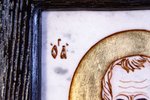  Икона Николая Угодника № 5-26 на мраморе, малая, подарочная, именная, изображение, фото 5