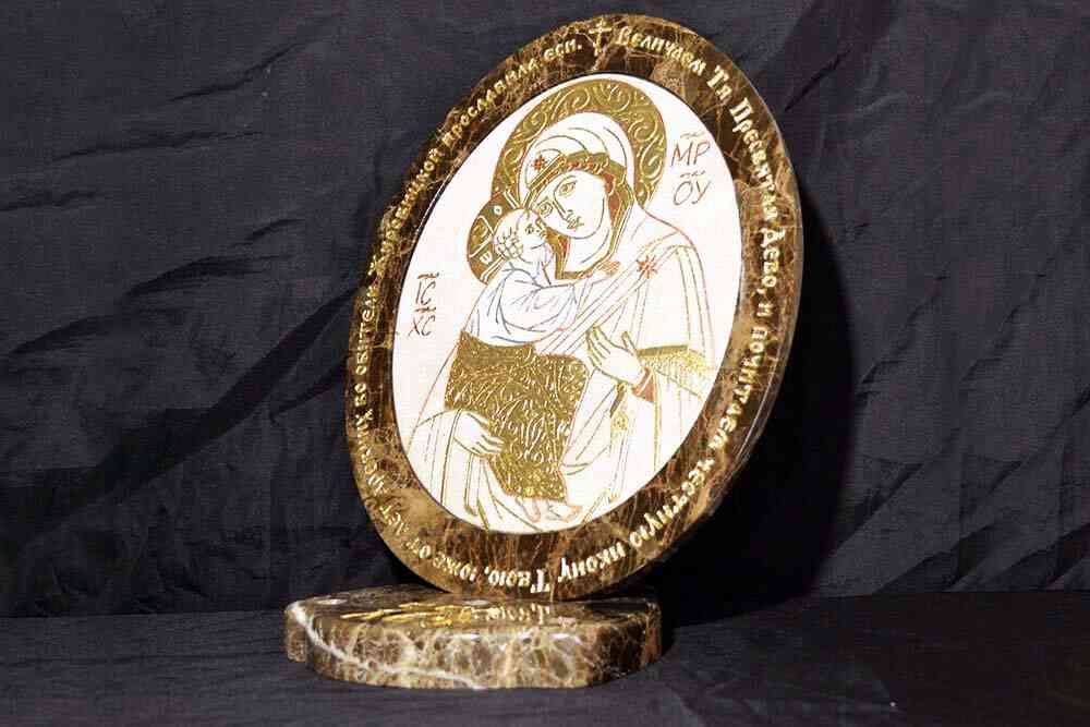 Икона Жировичской (Жировицкой)  Божией (Божьей) Матери № 14, каталог икон, изображение, фото 1