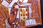  Икона Николая Угодника № 5-27 на мраморе, малая, подарочная, именная, изображение, фото 5