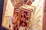  Икона Николая Угодника № 5-28 на мраморе, малая, подарочная, именная, изображение, фото 8