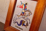 Икона Святого Георгия Победоносца № 01 из мрамора на коне, изображение, фото 9