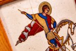 Икона Святого Георгия Победоносца № 01 из мрамора на коне, изображение, фото 10