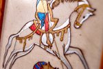 Икона Святого Георгия Победоносца № 01 из мрамора на коне, изображение, фото 13