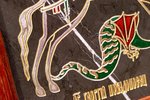 Икона Святого Георгия Победоносца № 02 из мрамора на коне, изображение, фото 9