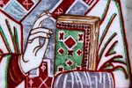  Икона Николая Угодника № 5-29 на мраморе, малая, подарочная, именная, изображение, фото 8