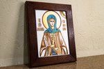 Икона Святой Мелании № 01 из камня, каталог икон в интернет-магазине, изображение, фото 2