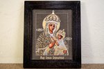 Икона Будславской Божией Матери № 3-05 из мрамора от Гливи, изображение, фото 1