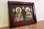 Семейная икона из мрамора - Святые Мелания и Ирина № 02, каталог икон, изображение, фото 2