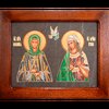 Семейная икона из мрамора - Святые Мелания и Ирина № 02, каталог икон, изображение, фото 13