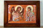 Семейная икона, Святые Иоанн Креститель (Иоанн Предтеча) и Виталий № 01, изображение, фото 1
